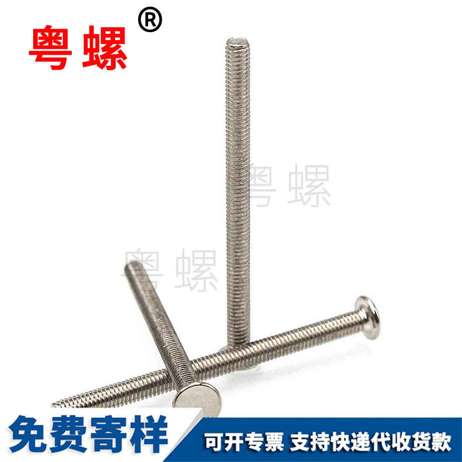 定做光面扁頭山南螺絲釘