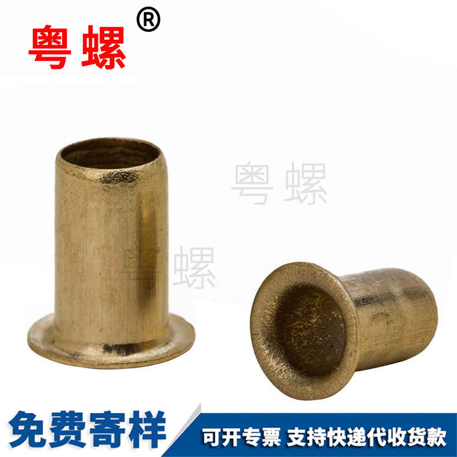 供應(yīng)黃銅迪慶空心鉚釘